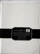 Studio G Blank White Shaped Cards & Envelopes