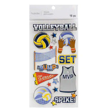 Recollections Volleyball Dimensional Stickers