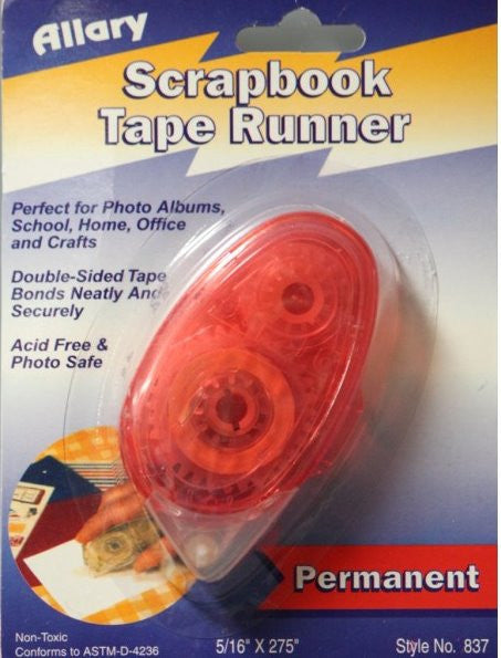 Allary Permanent Scrapbook Tape Runner-.31 inch x 275 inch