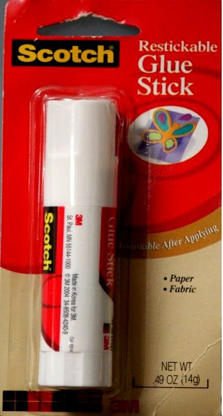 Scotch Restickable Glue Stick - SCRAPBOOKFARE
