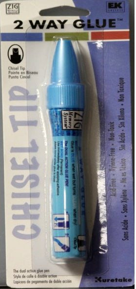 EK Success Permanent Zig 2 Way Chisel Tip Glue Pen - SCRAPBOOKFARE