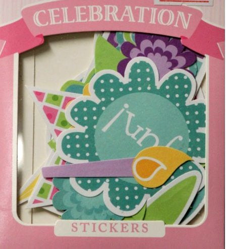 Colorbok Seeds Of Celebration Die-Cut Stickers - SCRAPBOOKFARE