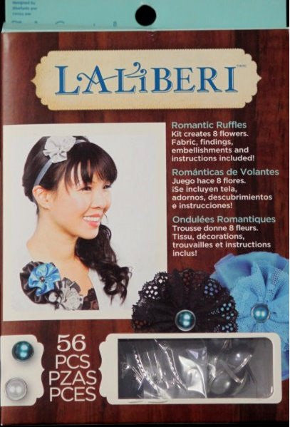 Laliberi Romantic Ruffles Flowers Kit - SCRAPBOOKFARE