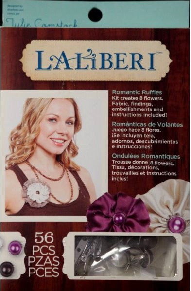 Laliberi Romantic Ruffles Flowers Kit - SCRAPBOOKFARE