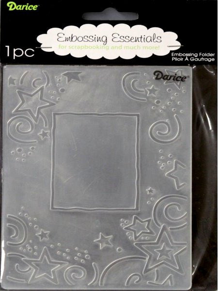 Darice Star Border Embossing Essentials Folder - SCRAPBOOKFARE