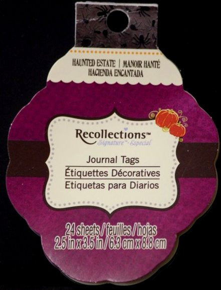 Recollections Signature Special Haunted Estate Journal Tags - SCRAPBOOKFARE