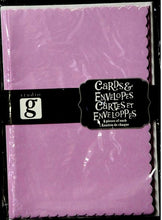 Studio G Purple Scalloped Edge Blank Cards And Envelopes