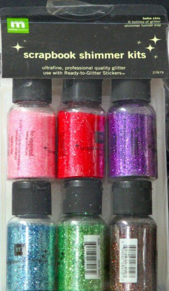 Making Memories Boho Scrapbook Shimmer Kits Glitters - SCRAPBOOKFARE