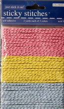 Colorbok Solid Pastels Sticky Stitches - SCRAPBOOKFARE