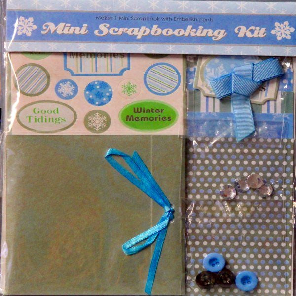 Horizon Group Mini Christmas & Winter Scrapbook Kit - SCRAPBOOKFARE