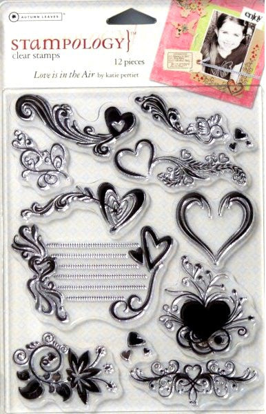 Autumn Leaves Stampology  Love Is In The Air Clear Stamps - SCRAPBOOKFARE