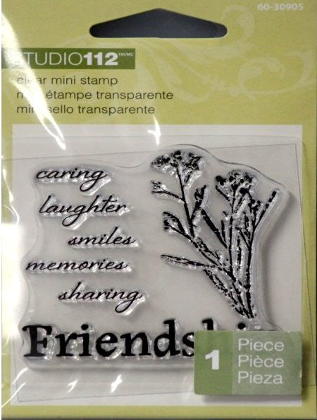 K & Company Studio 112 Friends Mini Clear Stamp - SCRAPBOOKFARE