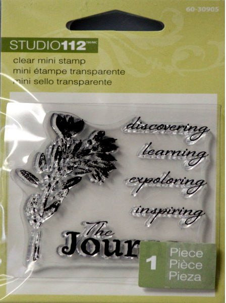 K & Company Studio 112 The Journey Mini Clear Stamp - SCRAPBOOKFARE