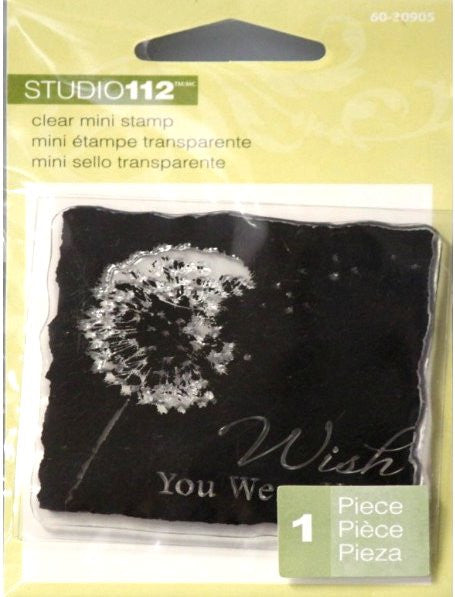 K & Company Studio 112 Wish You Were Here Mini Clear Stamp - SCRAPBOOKFARE