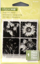 K & Company Studio 112 Flowers Mini Clear Stamp - SCRAPBOOKFARE