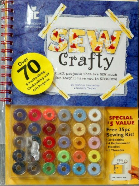 Provo Craft Sew Crafty Book And Bobbin Kit - SCRAPBOOKFARE