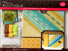 Colorbok Memory Boutique Mini Travel Tag Scrapbook Album Kit - SCRAPBOOKFARE