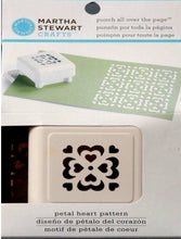 Martha Stewart All Over The Page Petal Heart Pattern Paper Punch - SCRAPBOOKFARE