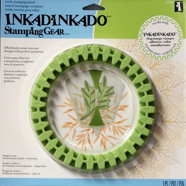 Inkadinkado Stamping Gear Circle Stamping Wheel - SCRAPBOOKFARE