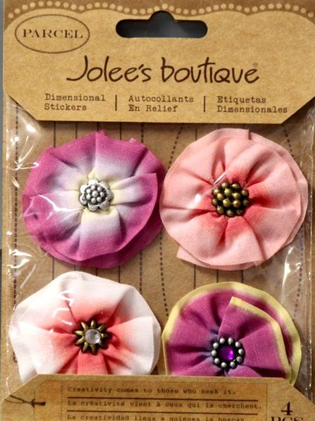 Jolee's Boutique Dimensional Pinwheel Flowers - SCRAPBOOKFARE