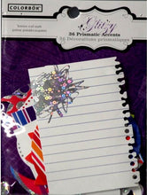 Colorbok Glitzy Prismatic DC Foil Talk Bubbles Accents - SCRAPBOOKFARE