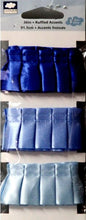 Cloud 9 Design Blue Ruffled And Pleated Ribbon 3 Pack - SCRAPBOOKFARE