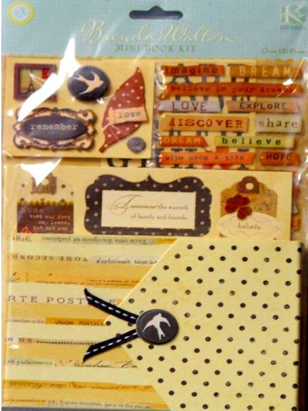 K & Company Brenda Walton Maison Slipcase Mini Scrapbook Kit - SCRAPBOOKFARE