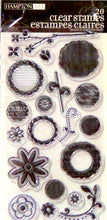Hampton Art Flower Parts Clear Stamps - SCRAPBOOKFARE