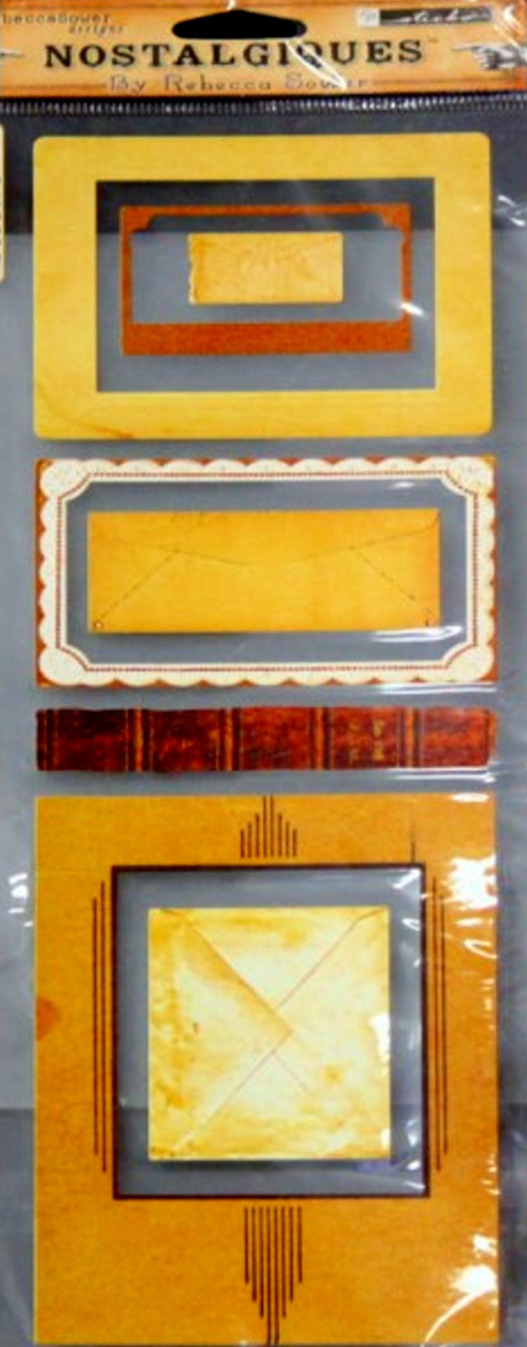 EK Success Rebecca Sowers Nostalgiques Sticko Vintage Frames Stickers - SCRAPBOOKFARE