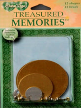 Treasured Memories Silver & Copper Circles Tags With Brads