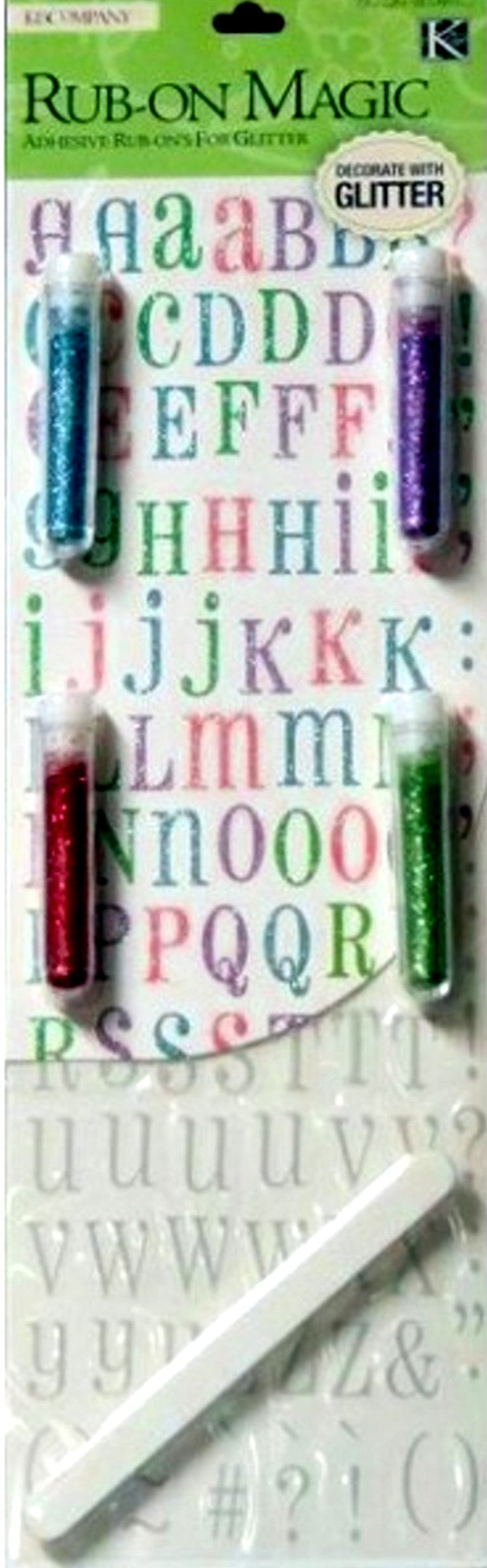 K & Company Brenda Walton Playtime Alphabet Rub-On Magic - SCRAPBOOKFARE