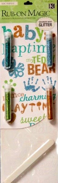 K & Company Brenda Walton Little Tyke Adhesive Rub-On Magic - SCRAPBOOKFARE