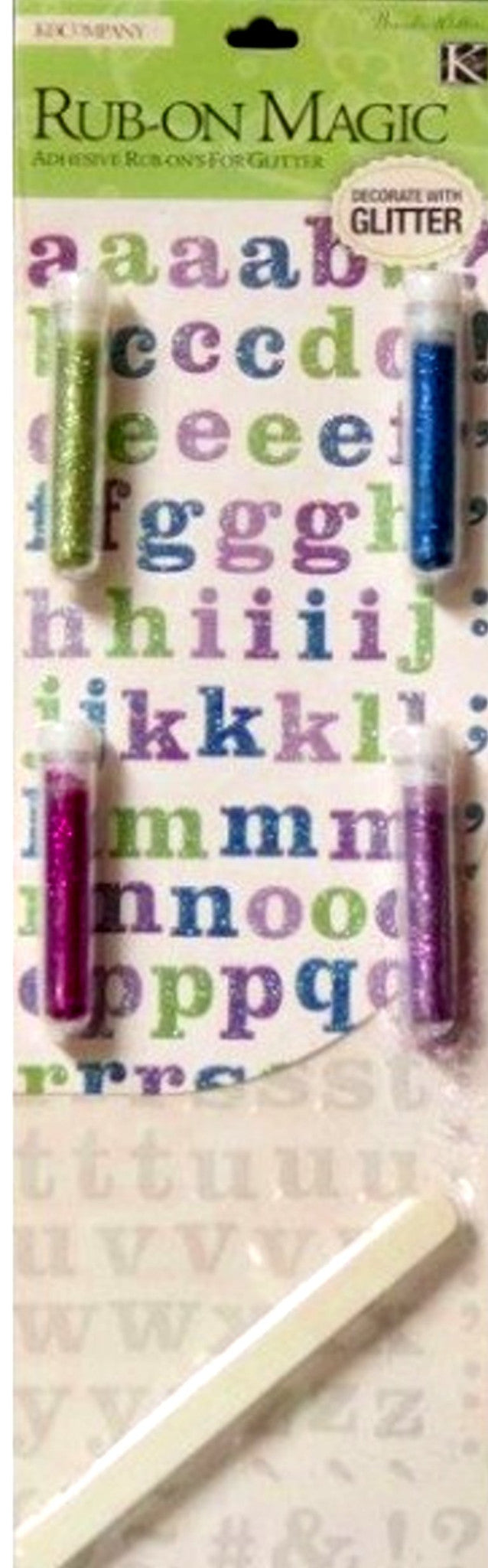 K & Company Brenda Walton Classic Alphabet Rub-On Magic - SCRAPBOOKFARE