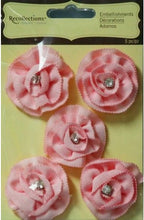 Recollections Signature Special Pink Ribbon Rhinestone Flowers Embellishments - SCRAPBOOKFARE