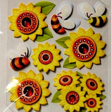 Special Moments Dimensional Gem Bees & Flowers Embellishments Stickers