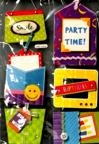 Miss Elizabeth's Premium Birthday Dimensional Stickers Embellishments - SCRAPBOOKFARE