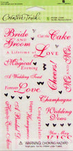 Creative Touch Wedding Clear Stickers
