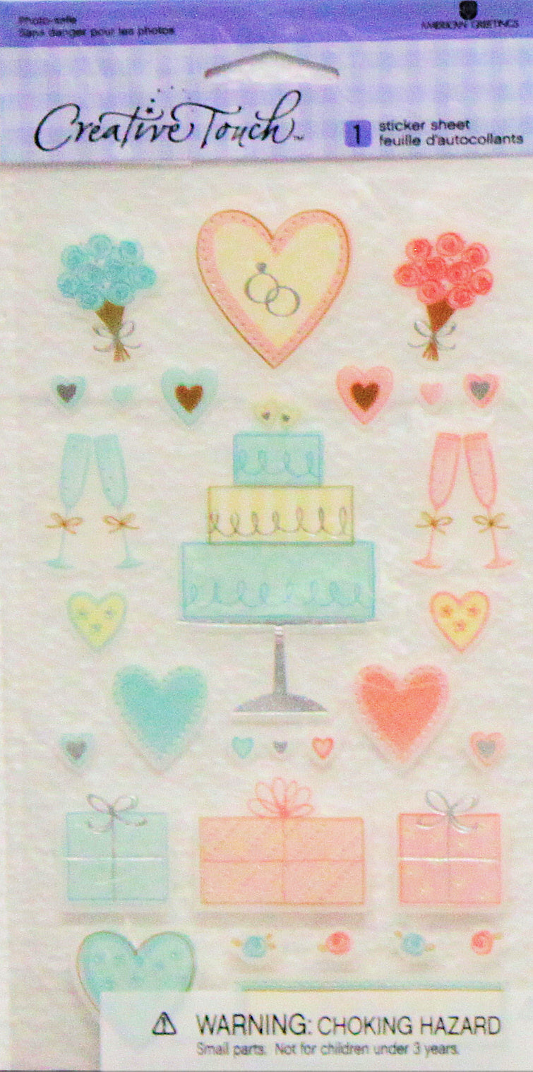 Creative Touch Wedding Vellum Stickers