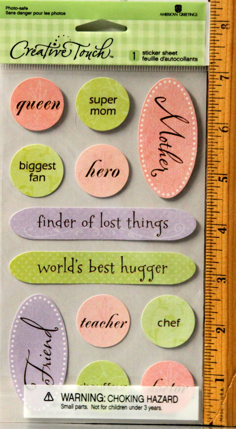 Creative Touch Mom Stickers
