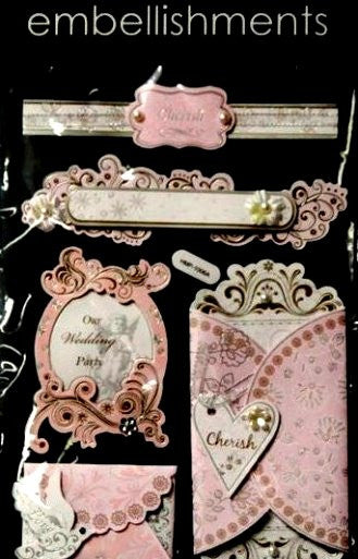 Special Moments Premium Wedding And Love Dimensional Stickers Embellishments