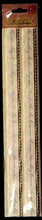 K & Company La Boutique Grand Adhesions Chateau Script Borders Dimensional Stickers - SCRAPBOOKFARE
