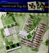 Westrim Crafts Paper Bliss Timeless Elements Green Tea Layered-Look Page Kit