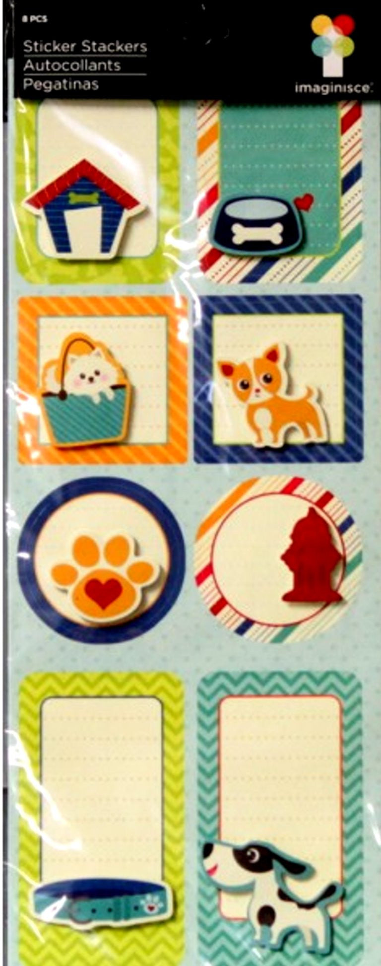 Imaginisce Dog Journal Dimensional Stickers - SCRAPBOOKFARE