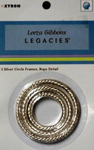 Xyron Leeza Gibbons Legacies Rope Detail Silver Circle Frames