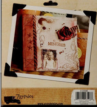 7gypsies 6 x 6 Burlap Scrapbook Album - SCRAPBOOKFARE