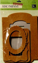 K & Company Exposed Chipboard Frames Embellishments - SCRAPBOOKFARE