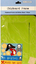 Colorbok Pirate Chipboard Frame & Sticker Kit - SCRAPBOOKFARE