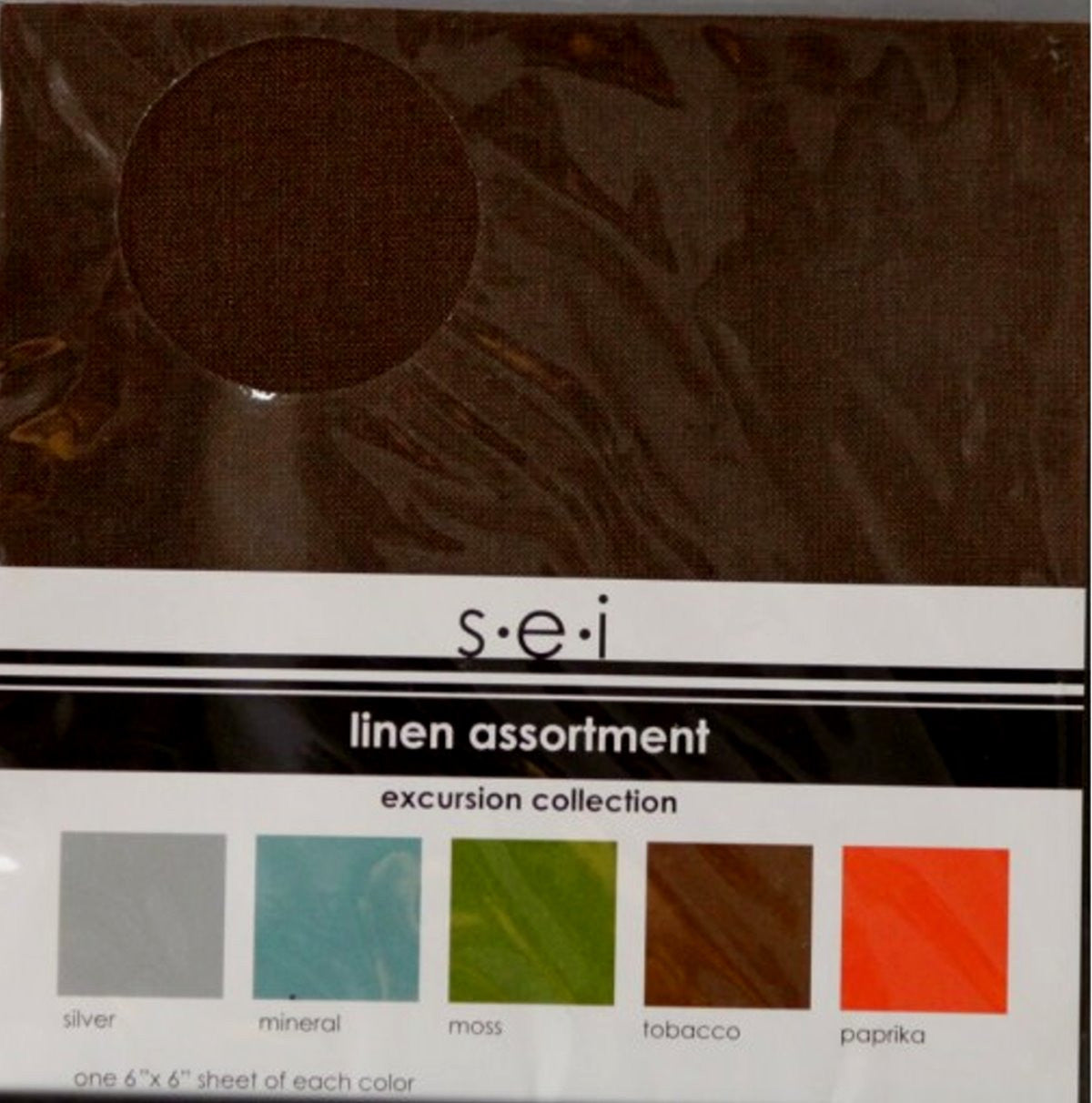 SEI 6 x 6 Linen Assortment Paper Pack
