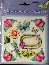 Forever Beautiful Handmade Botanical Flowers & Insects Dimensional Scrapbook Stickers - SCRAPBOOKFARE