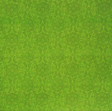 DCWV Christmas Green Damask 12 x 12 Scrapbook Paper